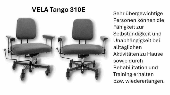 Vela Tango Trippelstuhl 310E Schwerlaststuhl