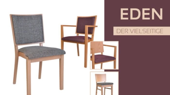 Göhler Stühle, Hocker, Tische und Barhocker der Modellreihe EDEN