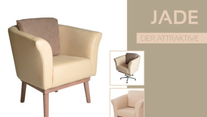 Göhler Sessel, Sitzbänke, Hocker und Tische der Modellreihe JADE